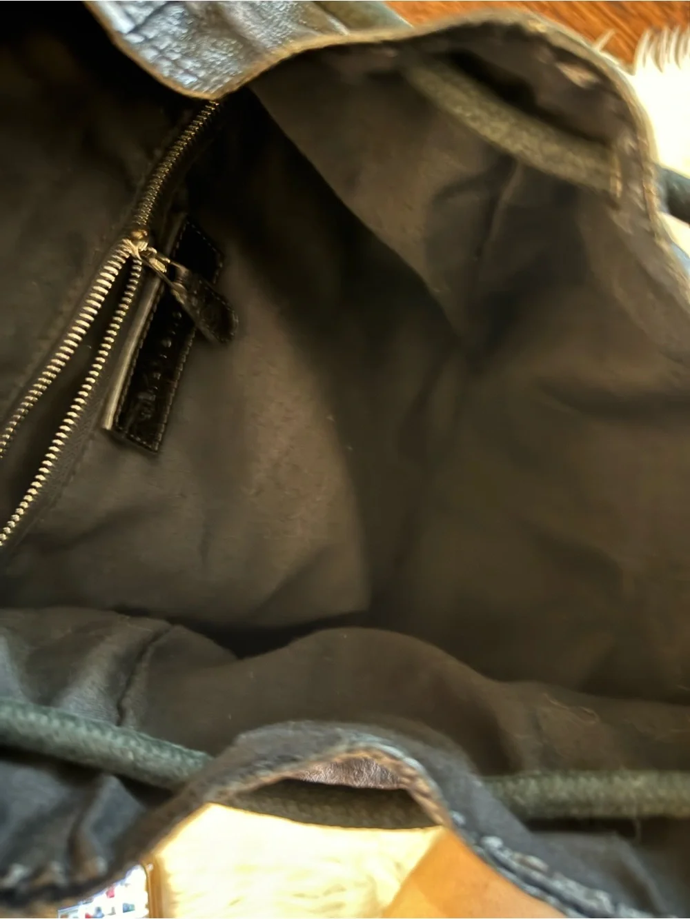 Balenciaga Black Leather Backpack